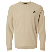 Adidas Men's Terry Loop Crewneck Sweatshirt, Hemp, Front view