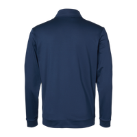 Adidas Men's Textured Quarter-Zip Pullover, Collegiate Navy, Back view