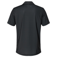 Adidas Men's Ultimate365 Diamond Dot Print Polo, Black / White / Grey Three, Back view
