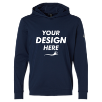 Adidas Men's Ultimate365 Elevated Hoodie, Collegiate Navy, Front view, Mockup