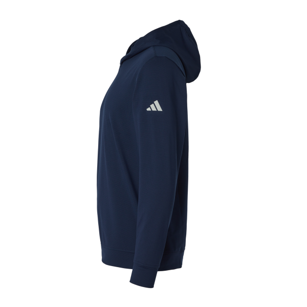 Adidas Men's Ultimate365 Elevated Hoodie, Collegiate Navy, Left Sleeve view