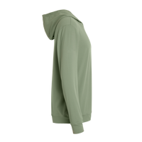 Adidas Men's Ultimate365 Elevated Hoodie, Silver Green, Right Sleeve view