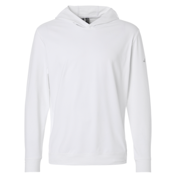 Adidas Men's Ultimate365 Elevated Hoodie, White, Front view