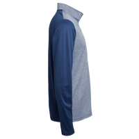 Adidas Men's Ultimate365 Heather Block Print Quarter-Zip Pullover, Collegiate Navy Melange / Navy / Grey Three, Right Sleeve view