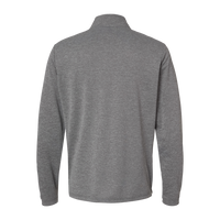 Adidas Men's Ultimate365 Lightweight Quarter-Zip Pullover, Black Heather, Back view