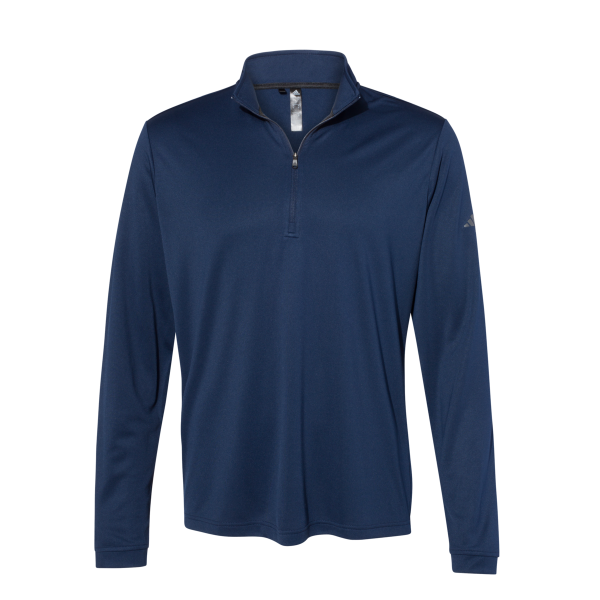 Adidas Men's Ultimate365 Lightweight Quarter-Zip Pullover, Collegiate Navy, Front view