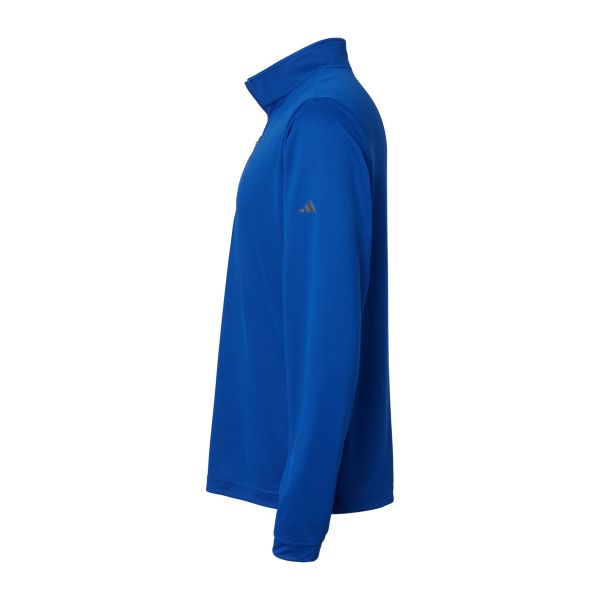 Adidas Men's Ultimate365 Lightweight Quarter-Zip Pullover, Collegiate Royal, Left Sleeve view