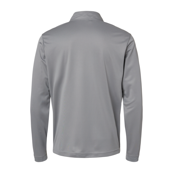 Adidas Men's Ultimate365 Lightweight Quarter-Zip Pullover, Grey Three, Back view