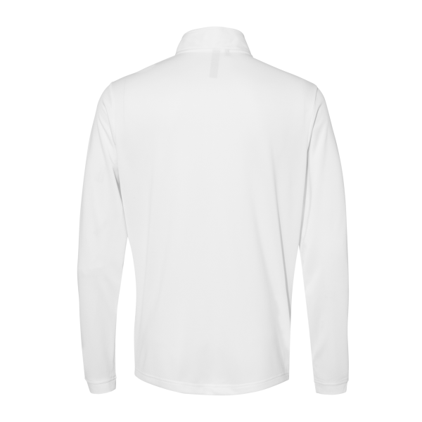 Adidas Men's Ultimate365 Lightweight Quarter-Zip Pullover, White, Back view