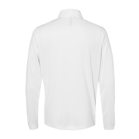 Adidas Men's Ultimate365 Lightweight Quarter-Zip Pullover, White, Back view