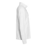 Adidas Men's Ultimate365 Lightweight Quarter-Zip Pullover, White, Right Sleeve view