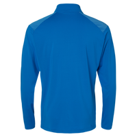 Adidas Men's Ultimate365 Lightweight Shoulder Stripe Quarter-Zip Pullover, Glory Blue, Back view