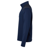 Adidas Men's Ultimate365 Lightweight Shoulder Stripe Quarter-Zip Pullover, Team Navy Blue, Left Sleeve view