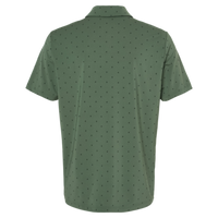Adidas Men's Ultimate365 Pine Tree Polo, Green Oxide / Black, Back view