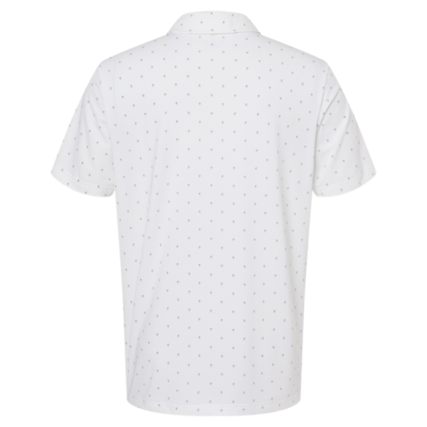Adidas Men's Ultimate365 Pine Tree Polo, White / Grey Three, Back view
