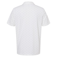 Adidas Men's Ultimate365 Pine Tree Polo, White / Grey Three, Back view