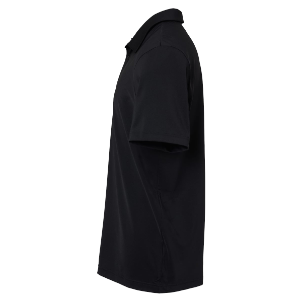 Adidas Men's Ultimate365 Solid Polo, Black, Left Sleeve view