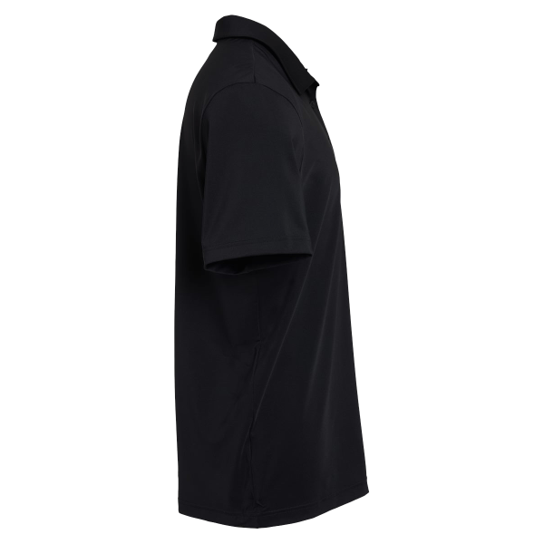 Adidas Men's Ultimate365 Solid Polo, Black, Right Sleeve view