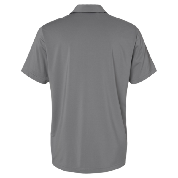 Adidas Men's Ultimate365 Solid Polo, Grey Three, Back view