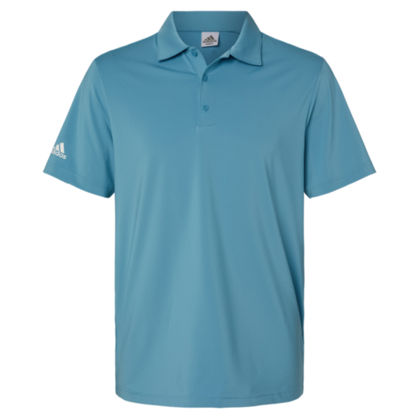 Adidas Men's Ultimate365 Solid Polo, Hazy Blue, Front view