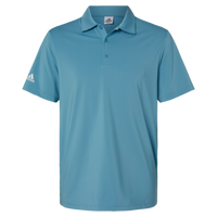 Adidas Men's Ultimate365 Solid Polo, Hazy Blue, Front view