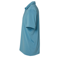 Adidas Men's Ultimate365 Solid Polo, Hazy Blue, Left Sleeve view