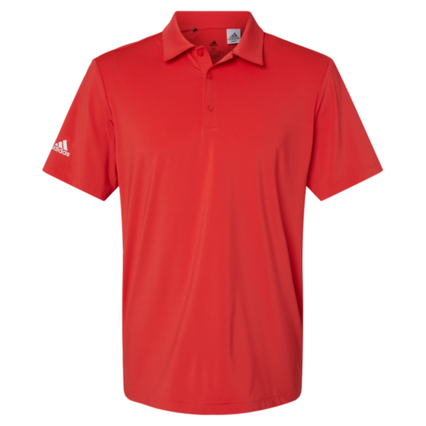Adidas Men's Ultimate365 Solid Polo, Real Coral, Front view