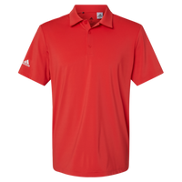 Adidas Men's Ultimate365 Solid Polo, Real Coral, Front view