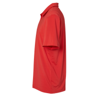 Adidas Men's Ultimate365 Solid Polo, Real Coral, Left Sleeve view