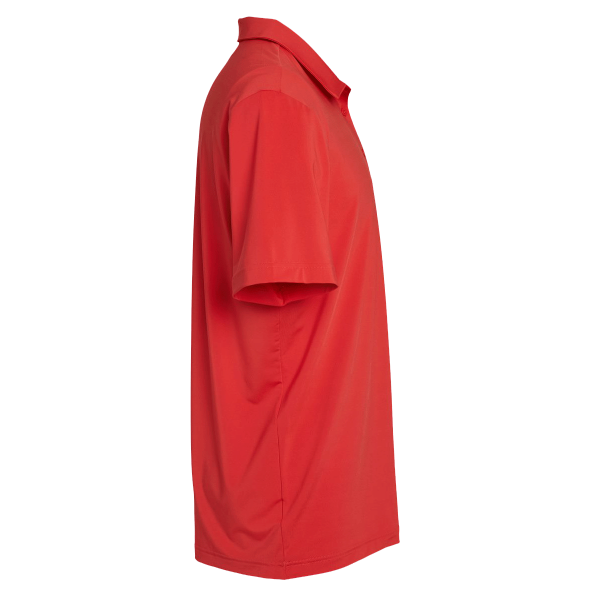 Adidas Men's Ultimate365 Solid Polo, Real Coral, Right Sleeve view