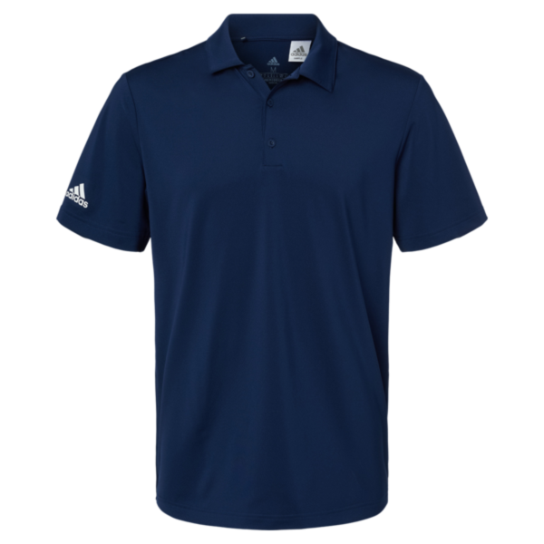 Adidas Men's Ultimate365 Solid Polo, Team Navy Blue, Front view