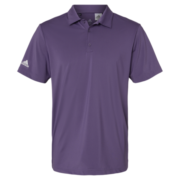 Adidas Men's Ultimate365 Solid Polo, Tech Purple, Front view