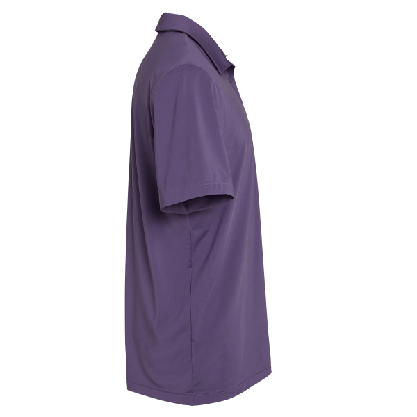 Adidas Men's Ultimate365 Solid Polo, Tech Purple, Right Sleeve view