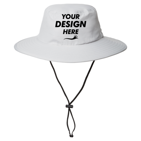 Adidas Sustainable Sun Booney Hat, Grey Two, Front view, Mockup