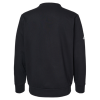 Adidas Unisex Fleece Crewneck Sweatshirt, Black, Back view