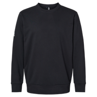 Adidas Unisex Fleece Crewneck Sweatshirt, Black, Front view