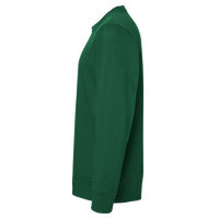 Adidas Unisex Fleece Crewneck Sweatshirt, Collegiate Green, Left Sleeve view