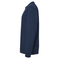 Adidas Unisex Fleece Crewneck Sweatshirt, Collegiate Navy, Left Sleeve view