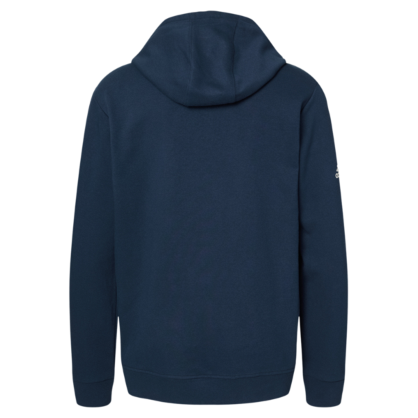 Adidas Unisex Fleece Hooded Sweatshirt, Collegiate Navy, Back view