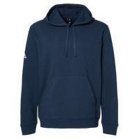 Adidas Unisex Fleece Hooded Sweatshirt, Collegiate Navy, Front view