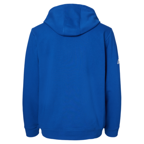 Adidas Unisex Fleece Hooded Sweatshirt, Collegiate Royal, Back view