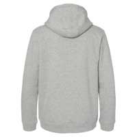 Adidas Unisex Fleece Hooded Sweatshirt, Grey Heather, Back view