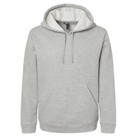 Adidas Unisex Fleece Hooded Sweatshirt, Grey Heather, Front view