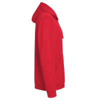 Adidas Unisex Fleece Hooded Sweatshirt, Red, Right Sleeve view