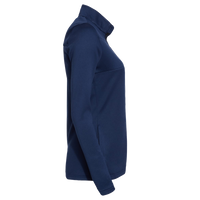 Adidas Women's 3-Stripes Double Knit Full-Zip Jacket, Team Navy Blue / Grey Two, Right Sleeve view