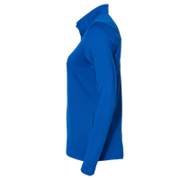 Adidas Women's 3-Stripes Double Knit Full-Zip Jacket, Team Royal / Grey Two, Left Sleeve view