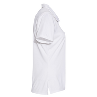 Adidas Women's 3-Stripes Shoulder Polo, White / Black, Right Sleeve view