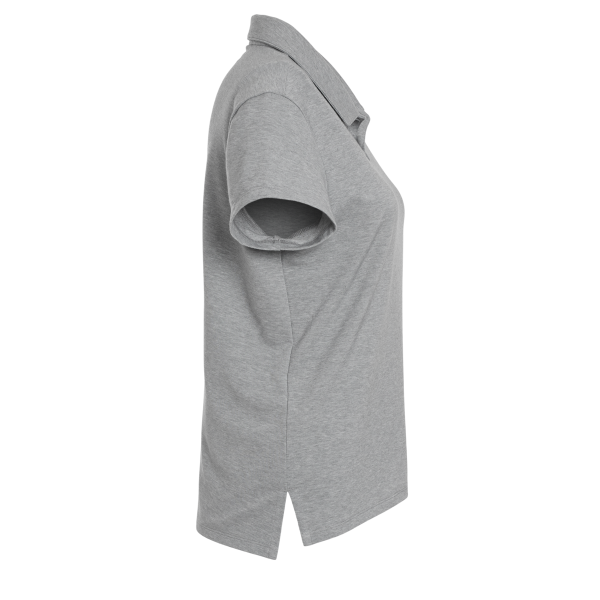 Adidas Women's Blended Polo, Grey Three Melange, Right Sleeve view