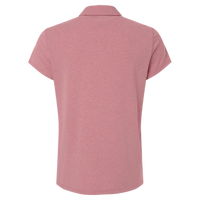 Adidas Women's Blended Polo, Pink Strata Melange, Back view