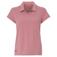 Adidas Women's Blended Polo, Pink Strata Melange, Front view